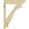 Ekena Millwork Balboa Slat Rough Sawn Outlooker, Douglas Fir, 6"W x 24"D x 32"H OUT06X24X32BOA06RDF - alternate 2